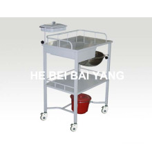 B-49 Hot Sales Plastic-Sprayed Treatment Trolley with Drawers